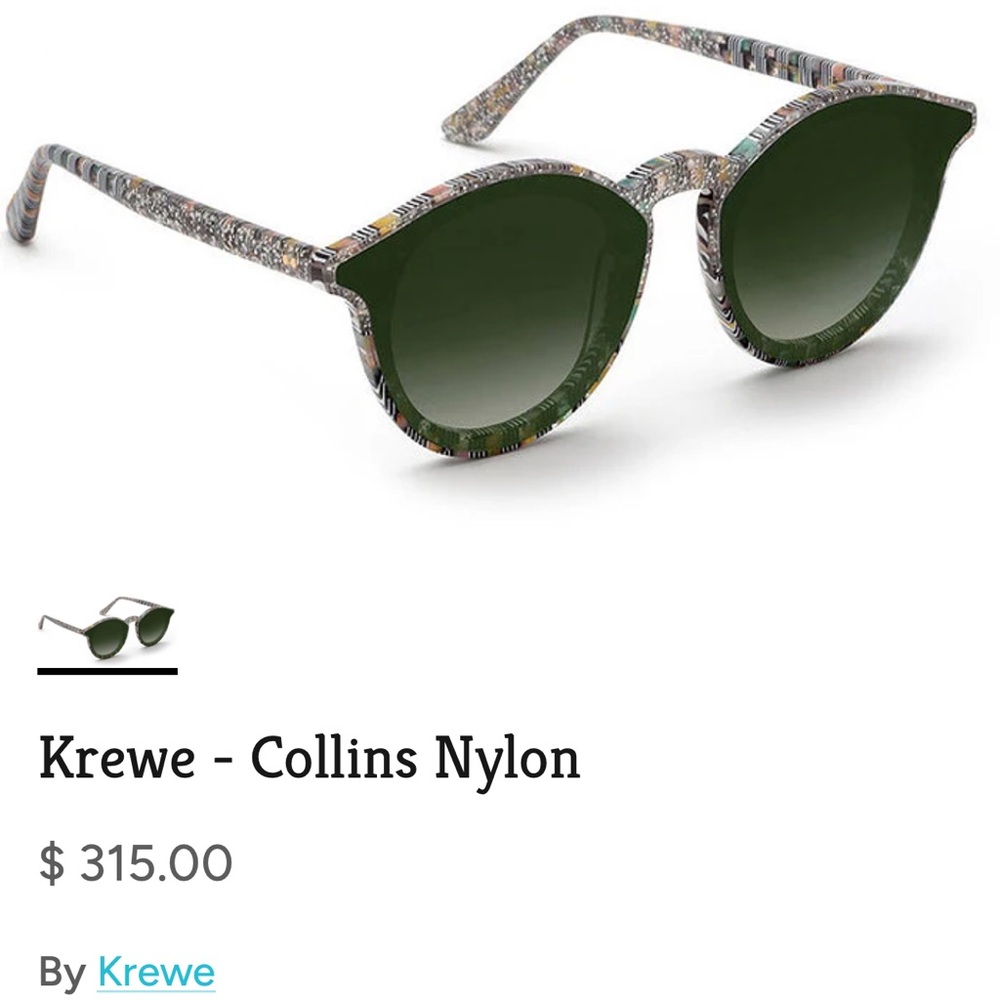 KREWE Collins Sunglasses - Limited Edition Mardi Gras Color